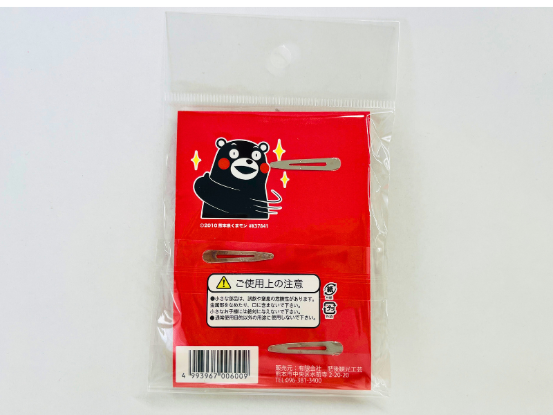 ヘアクリップ 3個セット HK | 熊本お土産・お菓子ならKUMATOKU(くまトク)